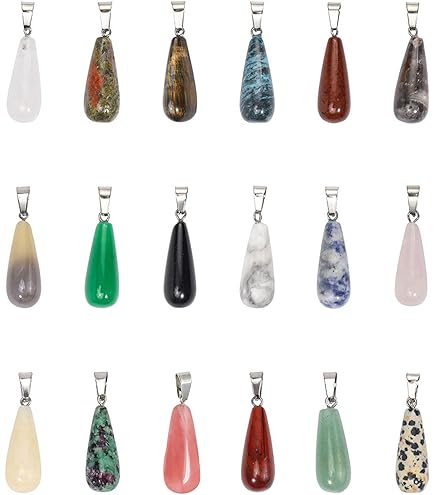 Rozenkwarts druppel oorbellen zilver - Cadeau variant