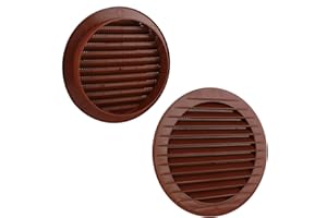 MKK - 17969 - Griglia di ventilazione Griglia di scarico Zanzariera Ø 60 mm mattone rosso