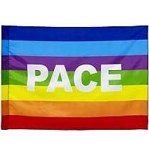AZ FLAG Bandiera Della Pace Arcobaleno 150x90cm - Rainbow Flag Per Esterno In Poliestere Con Anelli E Cuciture Rinforzate - copertina