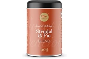 BAM Miscela di Spezie – Per Cucinare Piatti Dolci e Salati, Senza Glutine, Aromi Naturali, Senza Additivi – Strudel e Crostate, 90 g