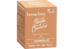 HAUTE COUTURE - Tinte para Ropa y Textil Cammello - 350g - Cammello - Tinte Textil Todo en uno - Listo Para Teñir Ropa y Tejidos
