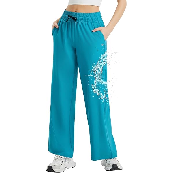 MoFiz Joggingbroek voor dames, thermobroek, microfleece, sportbroek, ademend, waterdicht, sweatpants met ritssluiting, Zwart-B, S