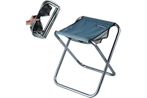 Hodeacc Small Portable Folding Stool,Mini Outdoor Camping Folding Chairs,Collapsible Camp Stool Lightweight for Camping,Fishing,Picnic,Travel and Hiking