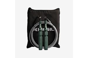 PICSIL - Rook, Corde à Sauter Professionnelle, Résistante et Légère, Poignée en Aluminium, Câble en Acier Revêtu de PVC, Idéale pour le Cross-training, la Boxe et l’Entraînement Fonctionnel