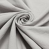 KING DO WAY Betthimmel Baldachin aus Baumwolle Leinwand Deko,Bett-Überdachung für Baby-Kind-zelte aus Cotton Canvas,als Mückenschutz Moskitonetz Insekten-Malaria Schutz,Hohe 240cm,Elephant Grau - 4