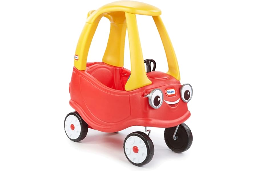 little tikes Cozy Coupe - Ride On for Kids with Real Working Horn, Clicking Ignition Switch, & Fuel Cap - For Kids 18+ Months