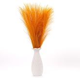 Pampas Grass Decoration 55 cm Boho Home Decoration Artificial Dried Flowers Modern Artificial Grass for Living Room Bedroom Vases Floor Vases & Table Decoration Gold Pack of 20