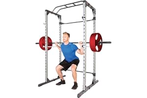 Fitness Reality 810XLT Super MAX Power Cage, Robusta estación de Fuerza con una Carga máxima de 363 kg