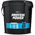 BioTechUSA Protein Power | High Protein, Sugar-Free, Lactose-Free, Gluten-Free | Added Creatine, 4 kg, Vanilla