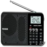 Ultratekno Tecsun A5 Taşınabilir Şarjlı Cep Radyosu Bluetooth Hoparl&ouml;r FM Radyo MP3 &Ccedil;alar & Ses Kayıt Cihazı