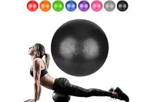 GOONIDY Palla Pilates Piccola, 25 cm Fitball Softball da Fitness, Soft Fit Ball Pallone Palloni Attrezzi per Yoga Ginnastica Fisioterapia Ritmica Gravidanza Casa Bambina (Formazione Base & Migliora Saldo)