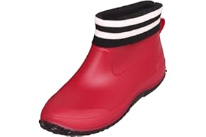 SMajong Stivali in Gomma Uomo Donna Impermeabili Scarpe da Giardinaggio Antiscivolo Scarpe da Pioggia 34-43 EU