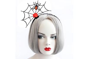 UDIKEFO Halloween Spider Web Hair Hoop Cosplay Masquerade Spider Headband