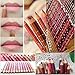 icase4u 12 Colors Women's Professional Lipliner set of Waterproof Lip Liner Pencil 15CM (Lipliner)