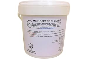 Microesferas de Vidrio Abrasivas 5Kg, 90-150 Micras - Arena para Arenadora, Dureza Mohs 6-7, Reutilizable hasta 7 Veces, para Chorreado, Decapado y Acabado - LordsWorld