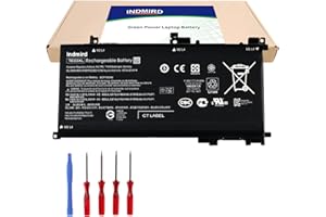Indmird 61.6Wh TE03XL Batteria per HP Pavilion 15 Omen 15-BC000 15-BC015TX BC400NA BC006NA BC407TX BC408TX 15-AX033DX AX009NA AX001TX TPN-Q173