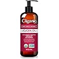 USDA Organic Jojoba Oil 16 oz with Pump, 100% Pure | Bulk, Natural Cold Pressed Unrefined Hexane Free Oil for Hair & Face | Base Carrier Oil - Certified Organic | Cliganic 90 Days Warranty
