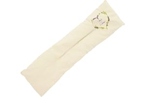 UMOI Lavender & Wheat Pillow, Heat Pillow for Relaxation and Wellness, Suitable for Oven and Microwave, 700 Gram Filling, 42 x 12cm (Nature)
