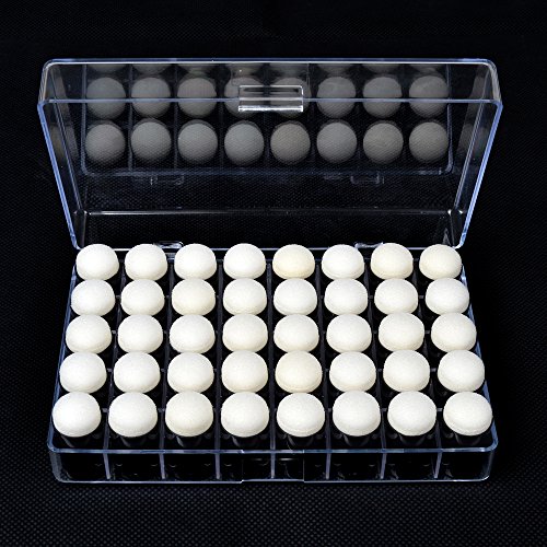 Finger Frottee Dauber mit Ein Fall für die Malerei Tintenpatrone Handwerk Karte Chalk Making Pack Of 40 - 7