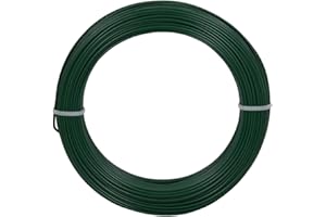 Corderie Italiane 002014096 Fil de fer plastifié, 2,7 mm - 100 m, Vert