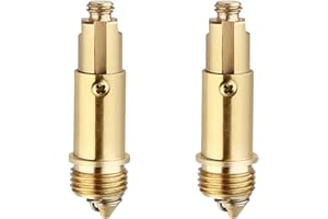 Gsrhzd 2 piezas Válvula para lavabo clic clac, Perno Válvula de Desagüe, Se utiliza para reemplazar piezas rotas, adecuado para la mayoría de baños, bañeras y tapones de desagüe del fregadero