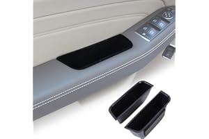 Tumukiw Car Door Storage Box Compatible with Mercedes-Benz ML GL GLE GLS-Class 2012-2019 Car Front & Rear Door Handle Under Storage Box Organizer Insert Tray (Front Door)