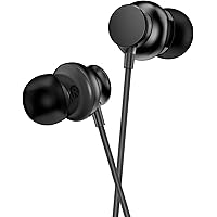 Ambrane Stringz 38 Wired Earphones with Mic, Powerful HD Sound with High Bass, Tangle Free Cable, Comfort in-Ear Fit, 3…