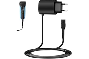 Huybaa 12V 0.4A Cargador Cable para Máquina Afeitar Series 9 7 6 5 4 3 2 1, Cargador Cable Afeitadora Braun para Maquina Afeitar S1 S3 S5 492 5214 5217 5544 320s 3020s