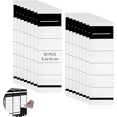 Etichette Autoadesive Per Raccoglitori - Set Di 9 Dorsi Con Foro Di Presa | Design Floreale Rosa | Codiarts. - Foto 4