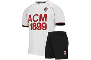 PLANETEX Pigiama Milan Corto Abbigliamento Bambini Calcio ACM Milan PS 26940