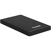 TooQ TQE-2527B - Carcasa para discos duros HDD de 2.5", (SATA I/II/III de hasta 9.5 mm de alto, USB 3.0), aluminio, indicador