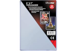 Ultra Pro 25 5 x 7 Premium Toploader Top Loader - Photo Card Holder