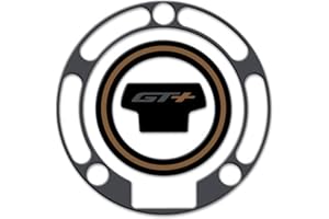 AZGRAPHISHOP Protection bouchon essence résine 3D compatible avec Yamaha Tracer 9 GT+ 2023 GP-912 (gris)