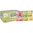Organix Rice Cake Clouds Variety Pack, Organic Snack, Finger Food, 7+ Months, 40 g (Pack of 15)