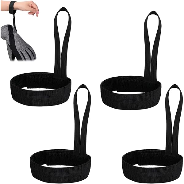 Cinghie Di Sicurezza Per Guanti Da Sci, Set Di 4 Pezzi Elastici, Per Snowboard E Attività Outdoor