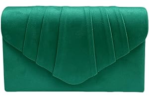 LEAHWARD Leah Ward Women's Suede Glitter Clutch Handbags Purse Wedding Bags Evening Handbags 308