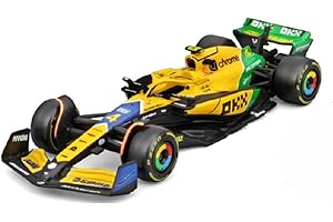 Bburago - McLaren MCL38 Monaco GP 2024#Norris - Voiture Miniature De Collection en Métal À L’Échelle 1/43 - Modèle Réduit Officiel Formule 1 Saison 2024 - Détails Réalistes - Edition Collector