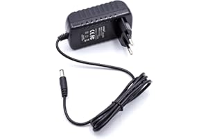 VHBW Câble Chargeur Alimentation pour Yamaha Psr-100 Psr-11 Psr-110 Psr-12 Psr-125 Psr-130 Psr-140 Psr-15 Psr-150 Psr-16 Psr-160 Psr-172, comme PA-5,PA-5D