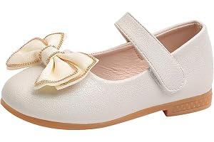 Flickor Mary Jane-skor: Ballerina platta skor eleganta prinsesskor med halkfri sula bröllop skolskor festliga skor ballerina