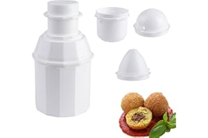 BANJIABB 4 Stück Reiskugel-Form,3-in-1 Mehrzweck Arancini Maker Reiskugel Form Arancini Maker Form,Kegel und runde Arancinis-Macher,Fleischkugel,Onigiri Form Reiskugel Maker für Reisbällchen, Fleischbällchen