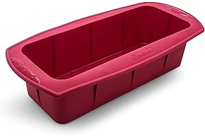 Backhaus FlexBake Moule à Cake Silicone 26 cm Renforcé - Structure Rigide Antidéformation, Antiadhésif, Sans BPA, Silicone Platinium 100%, Idéal Gâteau et Pain Maison - Rouge