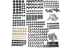 Habow 450pcs Technic-Parts Gears-Axle-Pin-Connector Compatible avec Lego-Technic, Technic Bush Technic Joint Connector. Pièces et pièces de Rechange MOC.