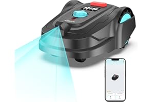 YARDCARE M800Plus Mähroboter ohne Begrenzungskabel, GPS & KI Vision, 800 m² Rasenmäher Roboter, U-förmiger Mähmodus, 150-fache Hinderniserkennung, automatische Aufladung, App-Steuerung