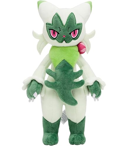 Peluche Gigante Meowscarada 15cm – Anime, Cosplay, Regalo Natale, Lavabile, Nero