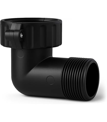 Robinet à Boisseau Sphérique Avec Bague D'étanchéité 58mm - Embouts 25mm/31mm/38mm - Pour Filtration Bassin SunSun CPF-20000/30000 - 5