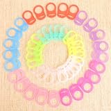 50er 10 Farbe Silikonring Schnulleradapter für Schnuller ohne Ring Schnullerkette - 2
