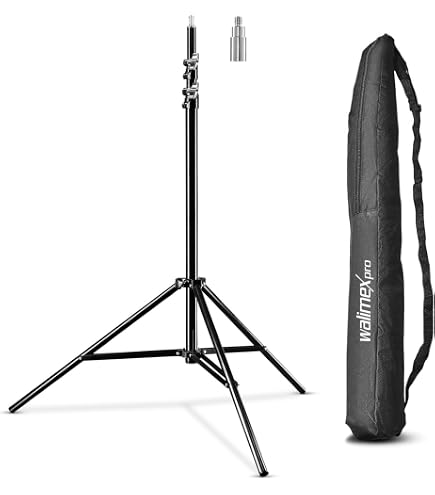 walimex - Supporto dell'Ombrella e di 3 Fulmine Lunghezza 12 cm Nero 17135