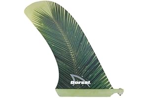 DORSAL Modified Hatchet Pivot Fiberglass Longboard Surfboard SUP Surf Fin 10" Green