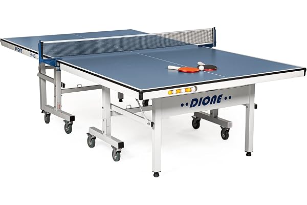 DIONE S600i Table de Ping Pong Indoor - Tennis de Table - 95KG - Bleue - 274 x 152 x 76 cm