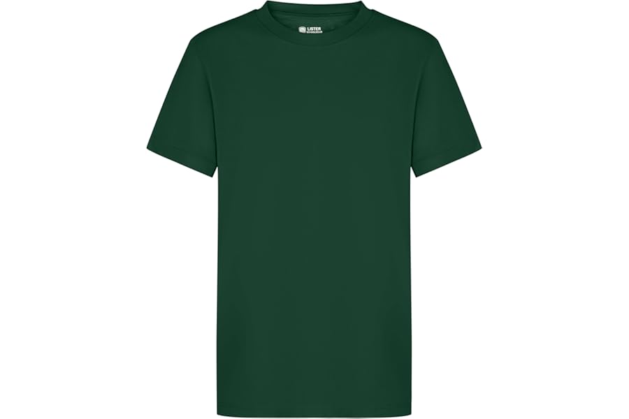 Ages 1-15 Kids Plain Blank T-Shirt Tee Shirt 100% Cotton Boys Girls Childrens Softspun Unisex School Uniform P.E. Gym